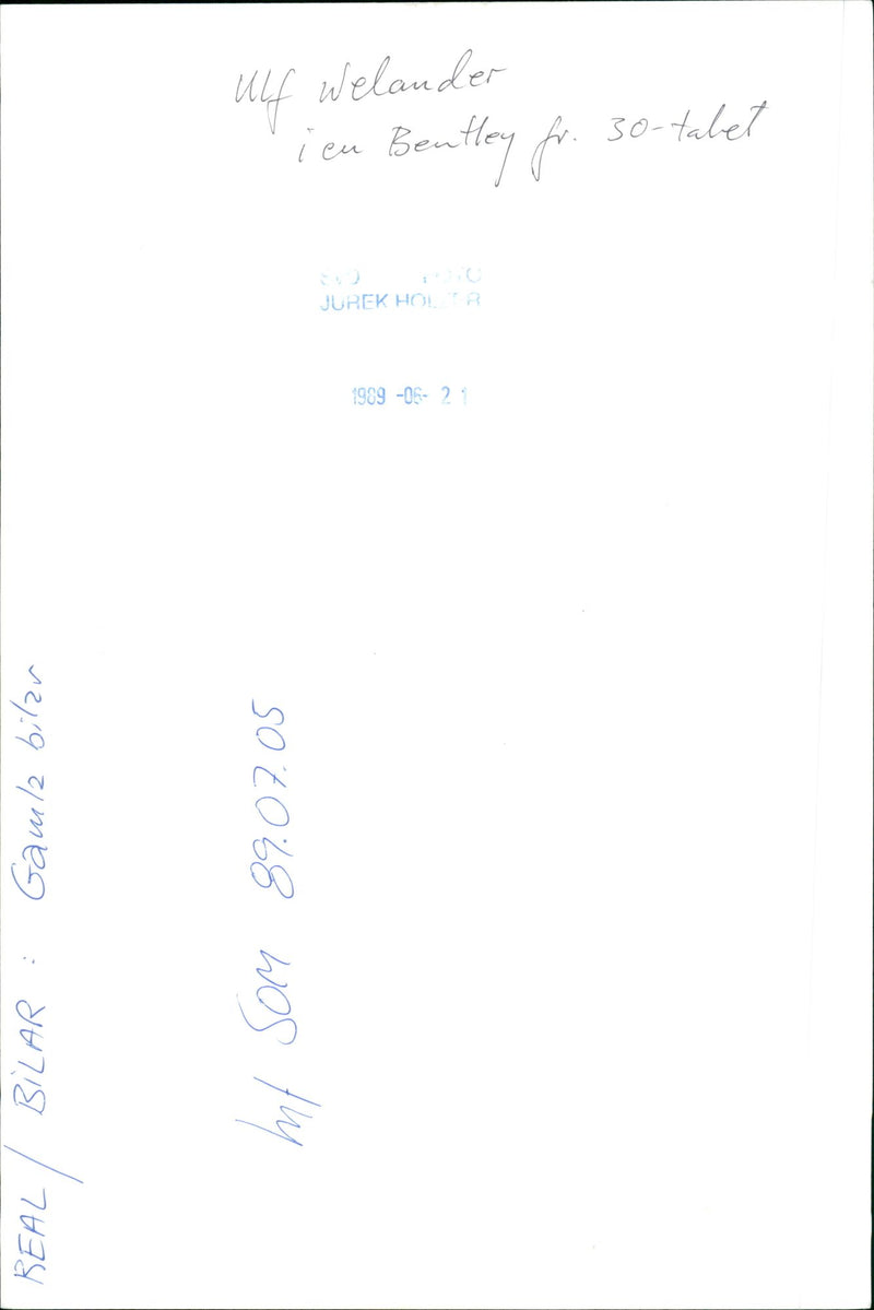 Cars : Old Cars, Bentley - Vintage Photograph