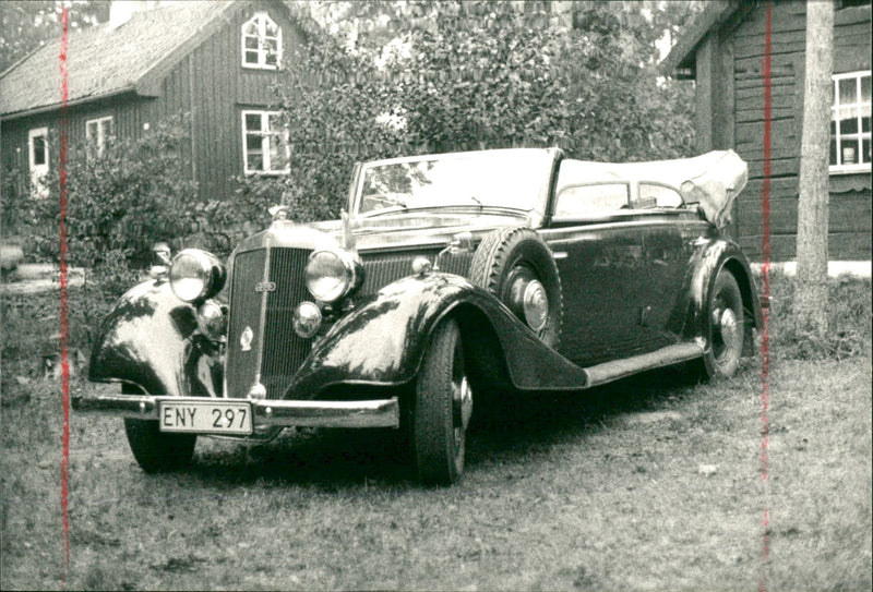 Cars : Old Cars, Horch 830 BL-1938 - Vintage Photograph