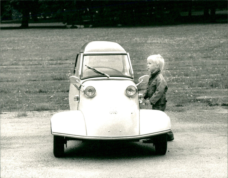 1985 MESSERSCHMITT BIT INGAR YEARS CARS QUANTUM FOTO DAIBADE CEL - Vintage Photograph