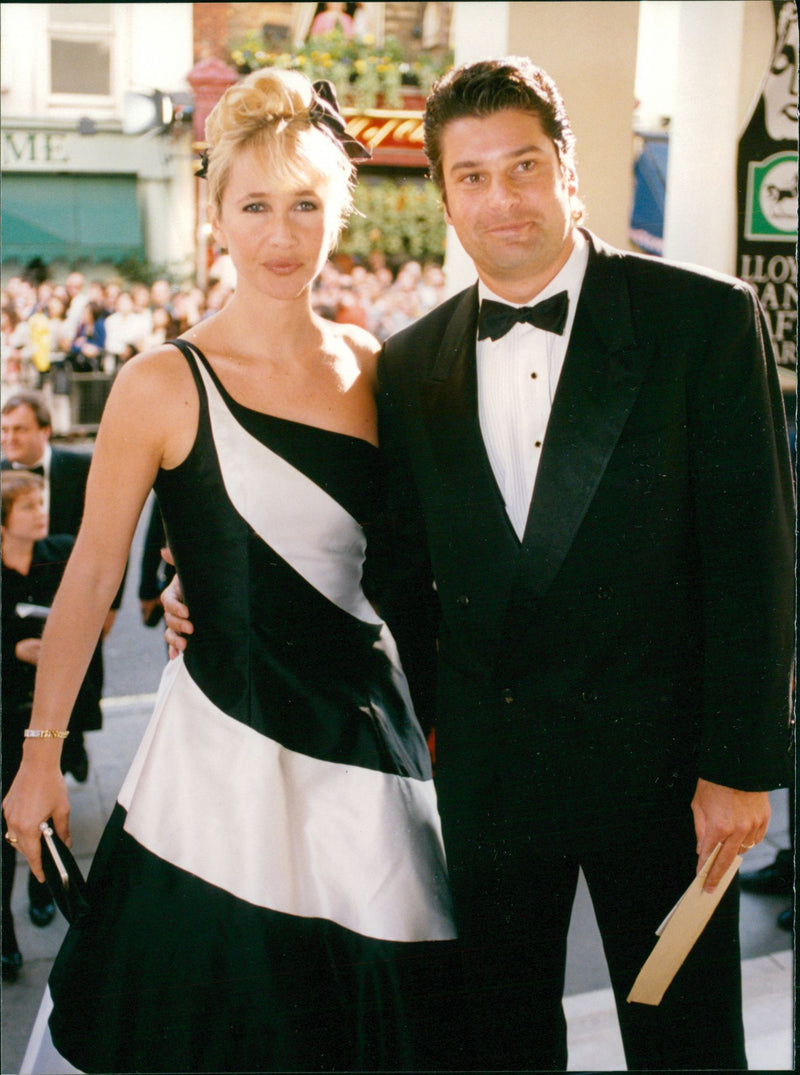 Tania Bryer and her husband, Tim Moufarrige. - Vintage Photograph