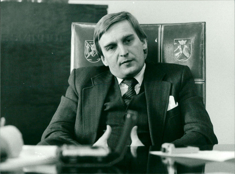 Ulf Sundqvist, politician Finland. - Vintage Photograph