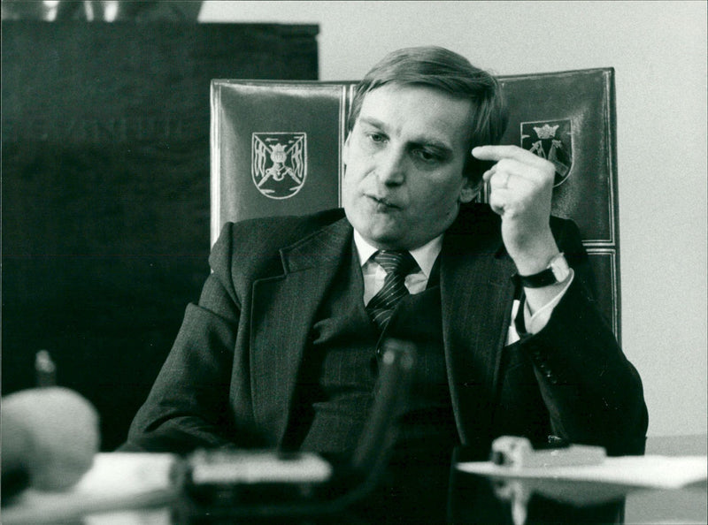 Ulf Sundqvist, politician Finland. - Vintage Photograph