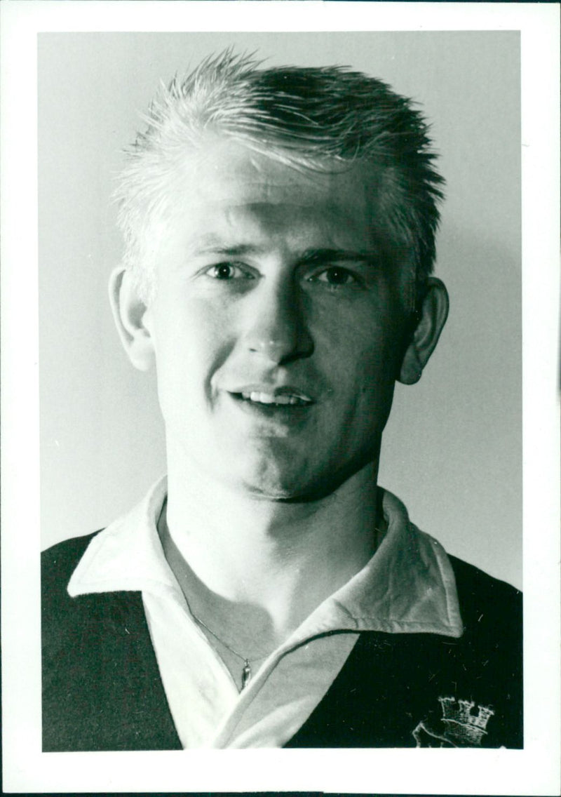 Roland Rimbo Lundblad, swedish footballer. - Vintage Photograph