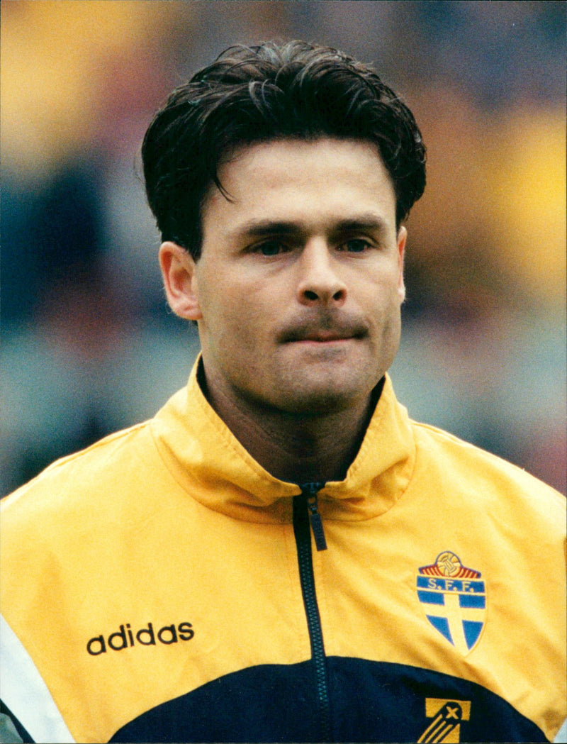 Anders Limpar Swedish national team - Vintage Photograph