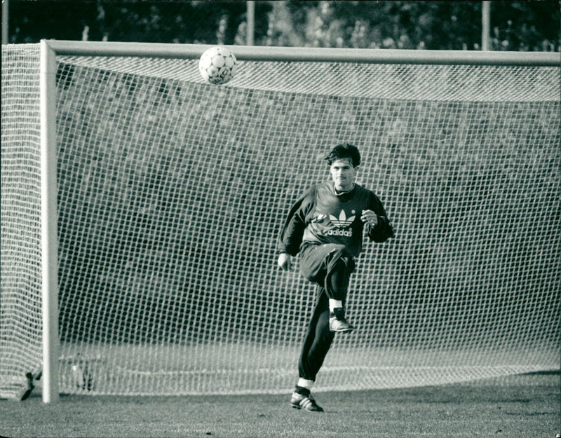 Anders Limpa, Football Player. - Vintage Photograph