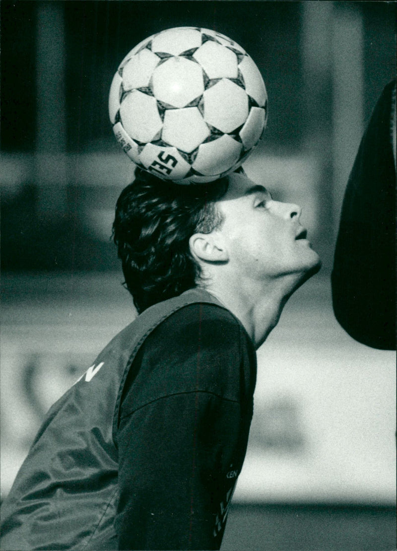 Anders Limpa, Football Player. - Vintage Photograph