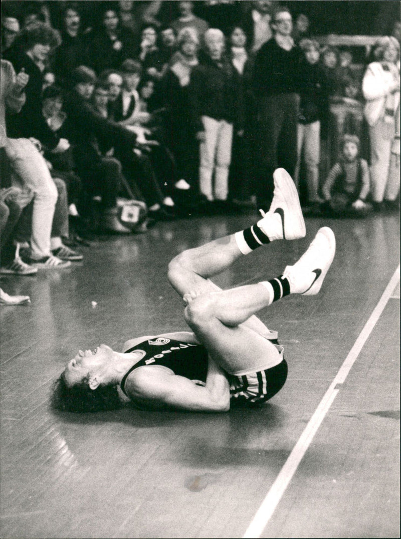 Lars Christian Grundberg, basketball player. - Vintage Photograph