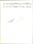 Lars Christian Grundberg and Reggie Hannah, basketball players. - Vintage Photograph