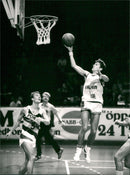Peter Mellström, basketball player. - Vintage Photograph