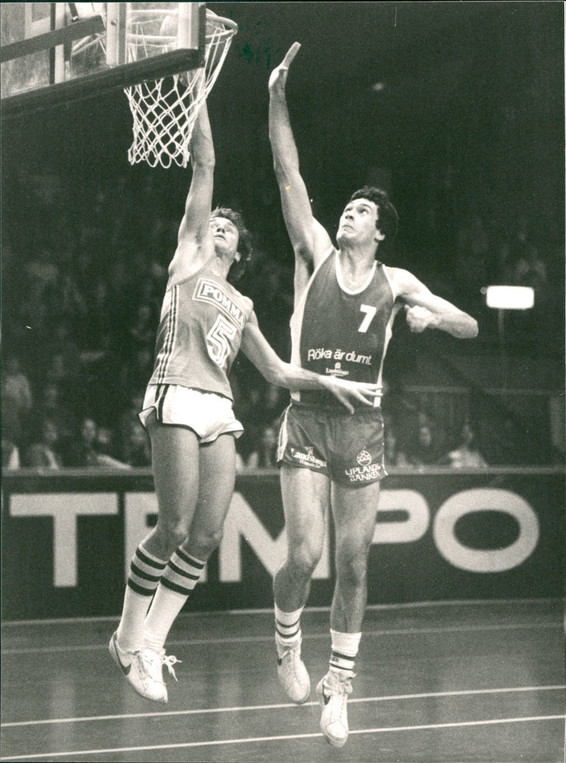 Peter Gunterberg, swedish basketball player. - Vintage Photograph