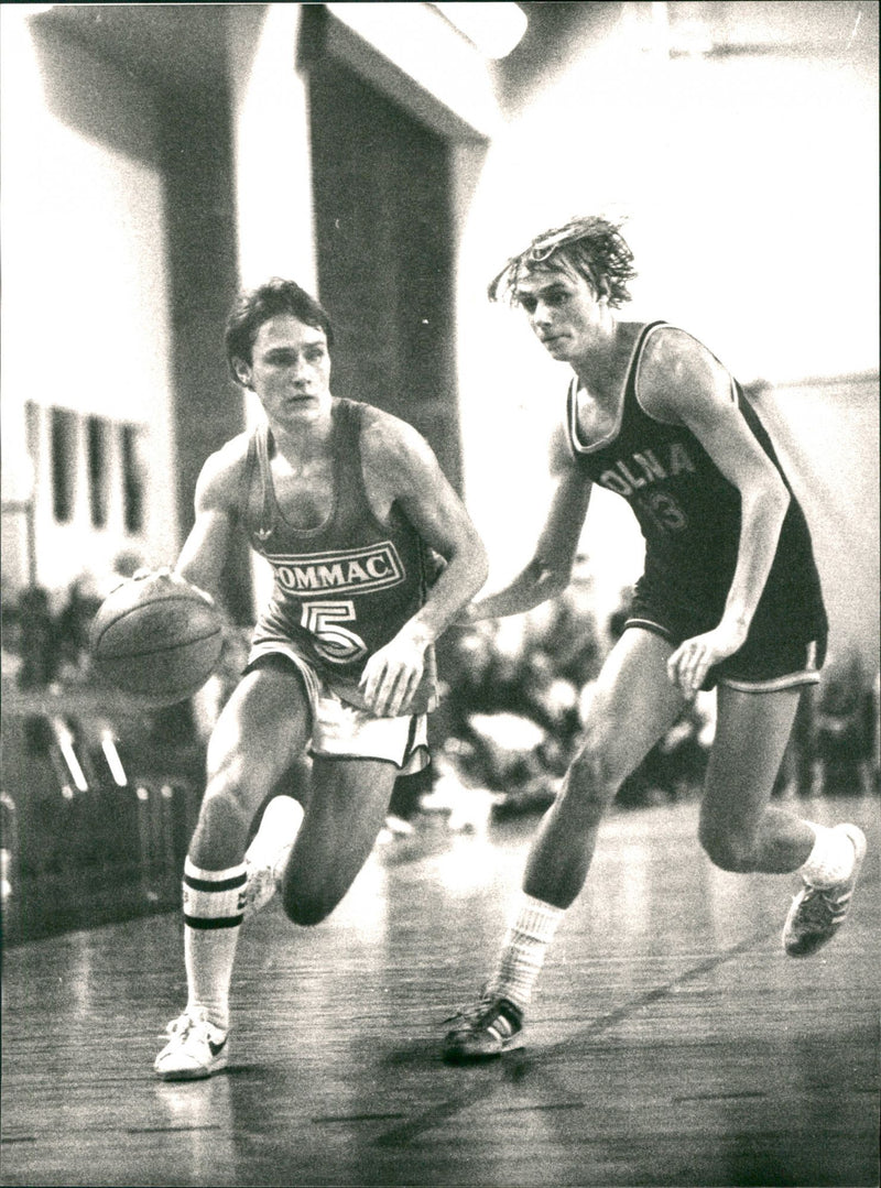 Peter Gunterberg, swedish basketball player. - Vintage Photograph