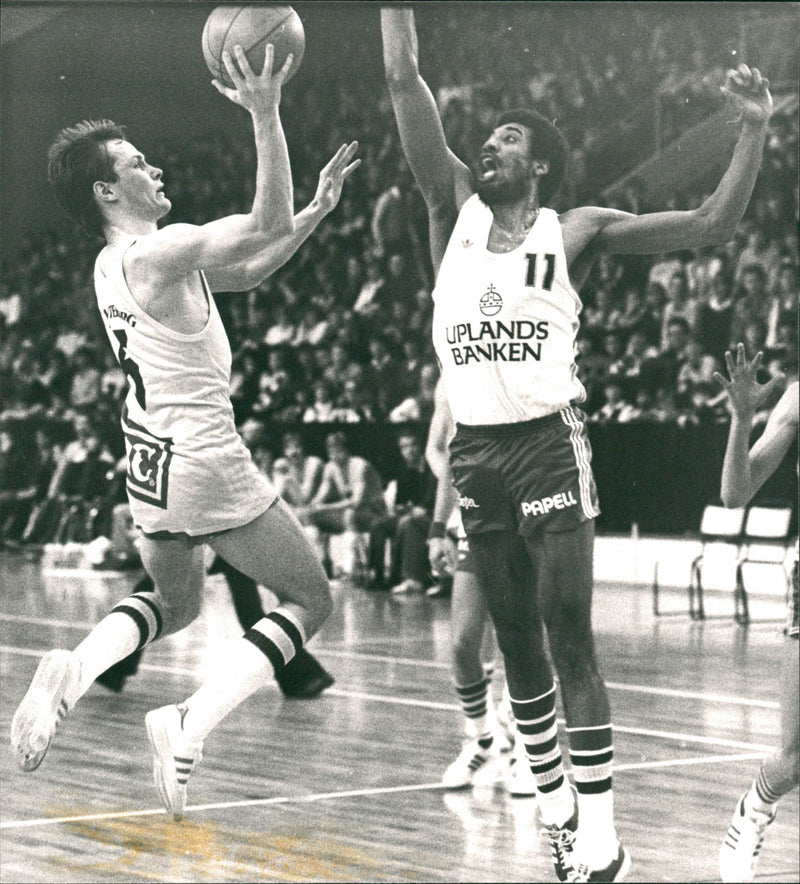 Peter Gunterberg, swedish basketball player. - Vintage Photograph