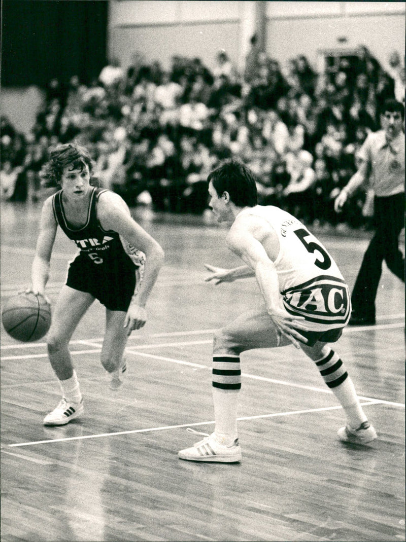 Peter Gunterberg, swedish basketball player. - Vintage Photograph