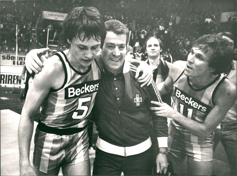 Peter Gunterberg, swedish basketball player. - Vintage Photograph