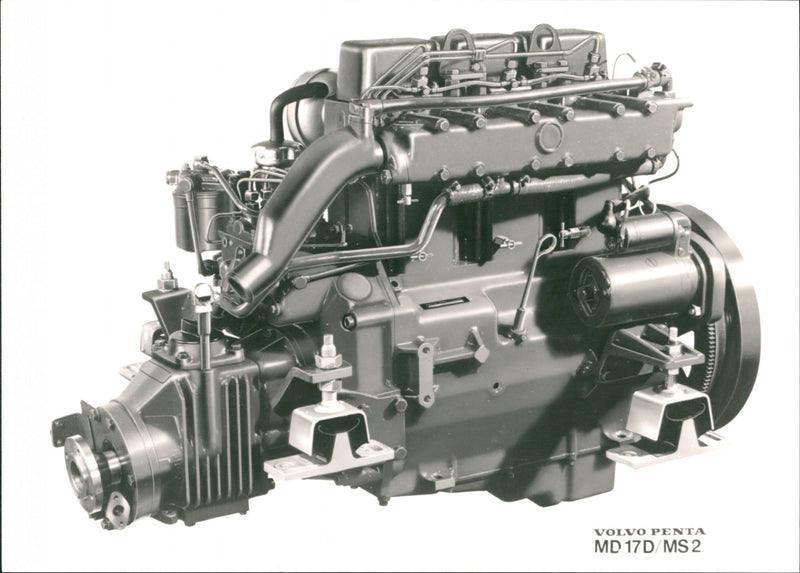 Volvo Penta AB, MD17D MS2. - Vintage Photograph