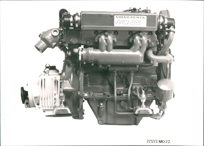 Volvo Penta AB, MD22. - Vintage Photograph