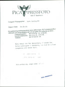 Mats Odell, Per Westerberg with Sten Langenius and Sören Gyll at Volvo Trucks in Gothenburg. - Vintage Photograph