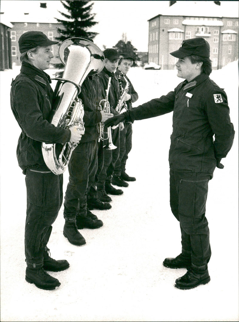 Army: Music Platoon - Vintage Photograph