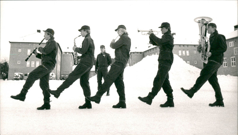 Army: Music Platoon - Vintage Photograph