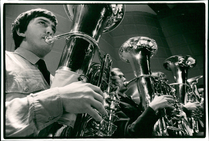 Army: Music Platoon - Vintage Photograph