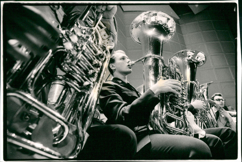 Army: Music Platoon - Vintage Photograph