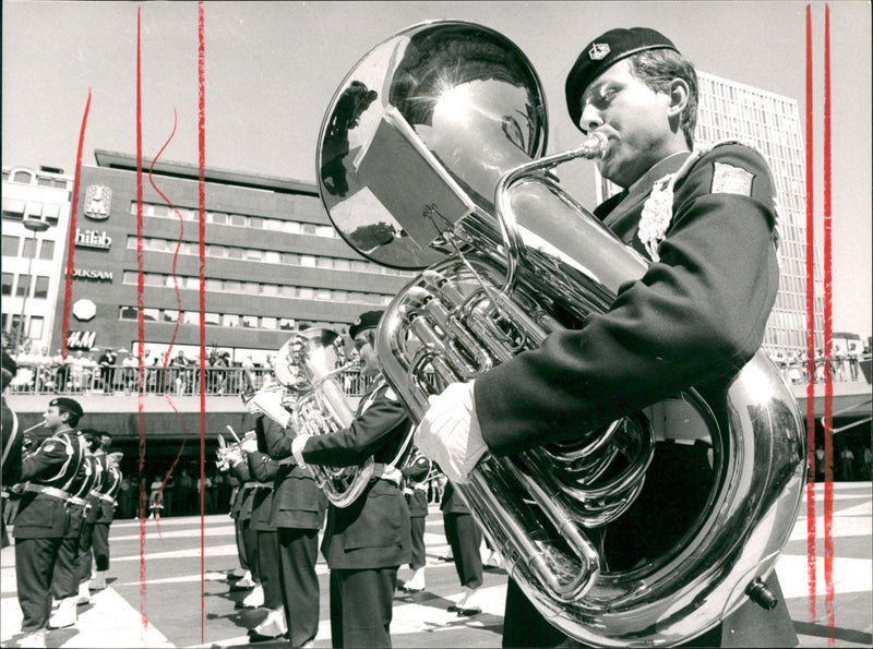 Army: Music Platoon - Vintage Photograph