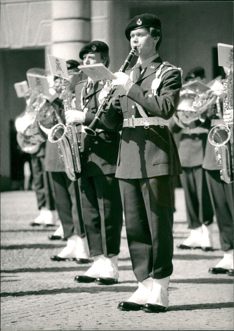 Army: Music Platoon - Vintage Photograph