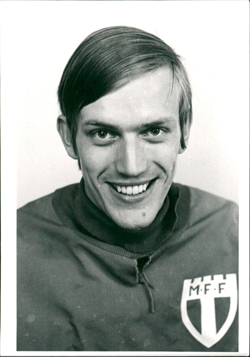 Staffan Tapper, footballer playing for Malmö FF. - Vintage Photograph