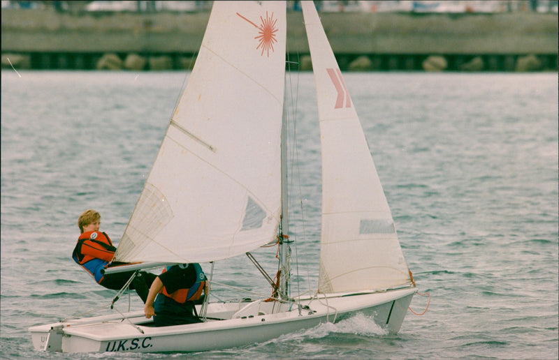 Sophie Rhys-Jones at Isle of Wight - Vintage Photograph