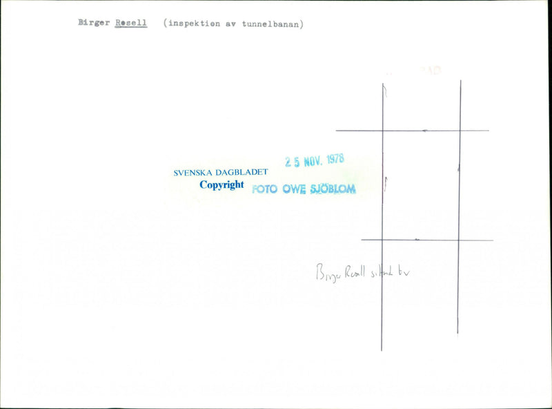 Birger Rosell, swedish politician. - Vintage Photograph