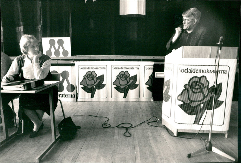 Birger Rosell, swedish politician. - Vintage Photograph