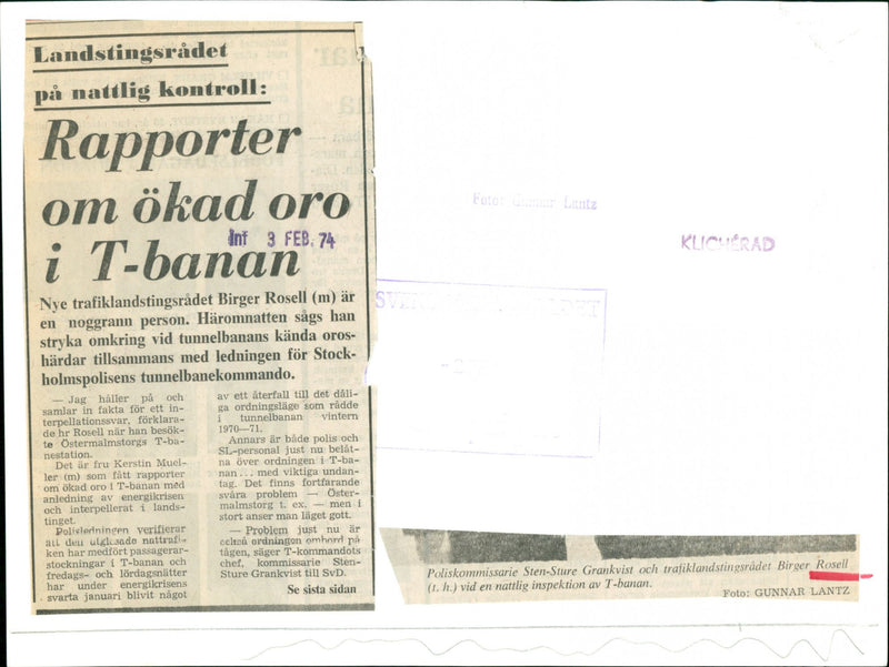 Birger Rosell, swedish politician. - Vintage Photograph