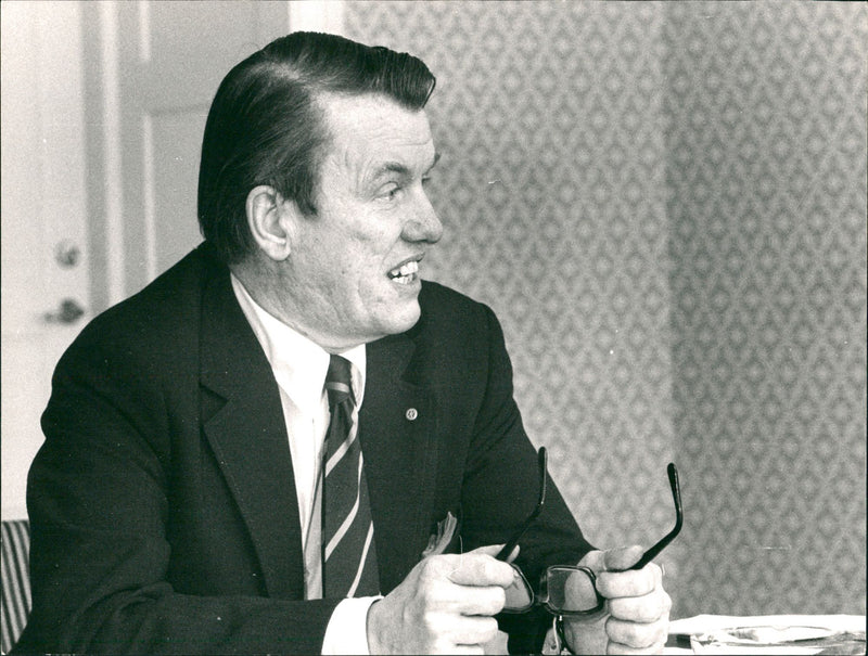 Birger Rosell, swedish politician. - Vintage Photograph