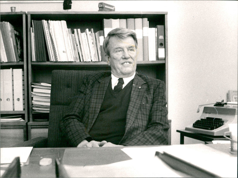 Birger Rosell, swedish politician. - Vintage Photograph