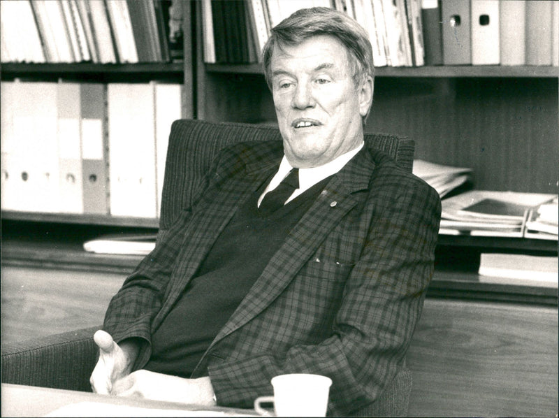 Birger Rosell, swedish politician. - Vintage Photograph