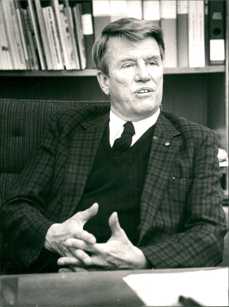 Birger Rosell, swedish politician. - Vintage Photograph