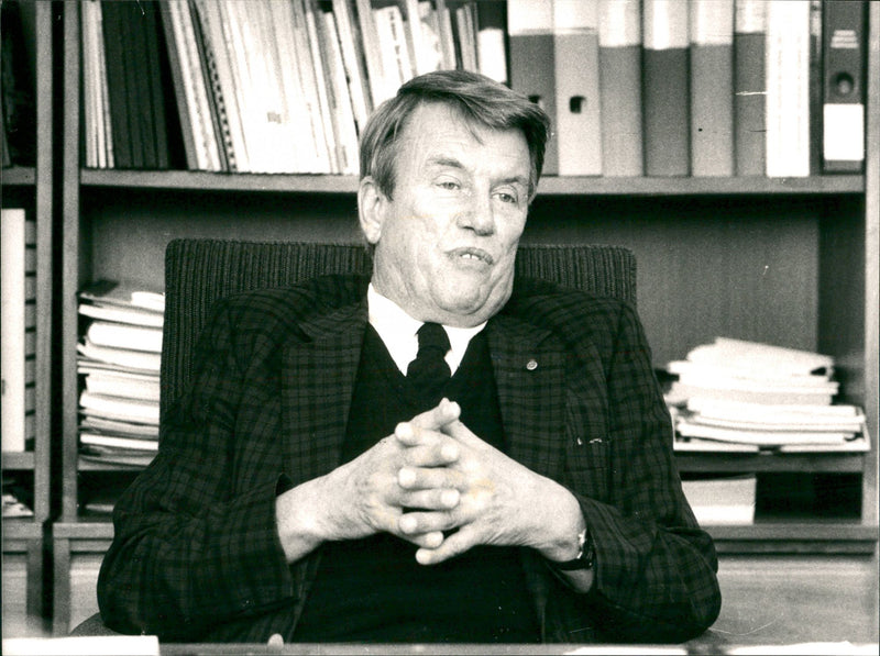 Birger Rosell, swedish politician. - Vintage Photograph