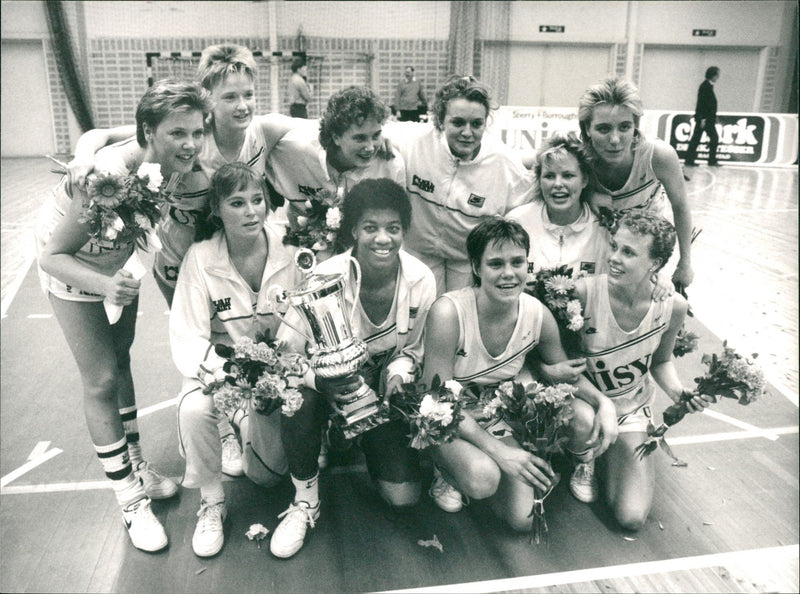 Solna Women's Basketball Team - Vintage Photograph