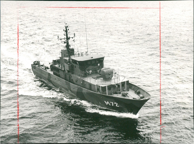 Marine; minesweepers - Vintage Photograph