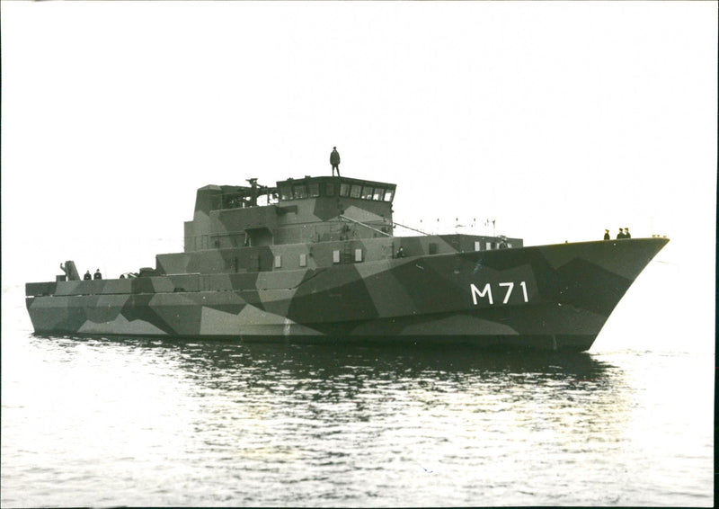 Marine; minesweepers - Vintage Photograph