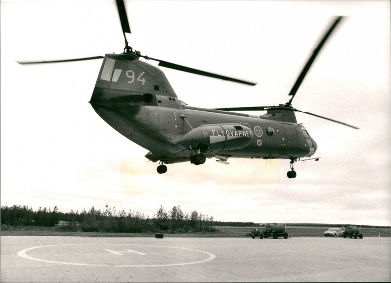 Marine: Helicopter - Vintage Photograph