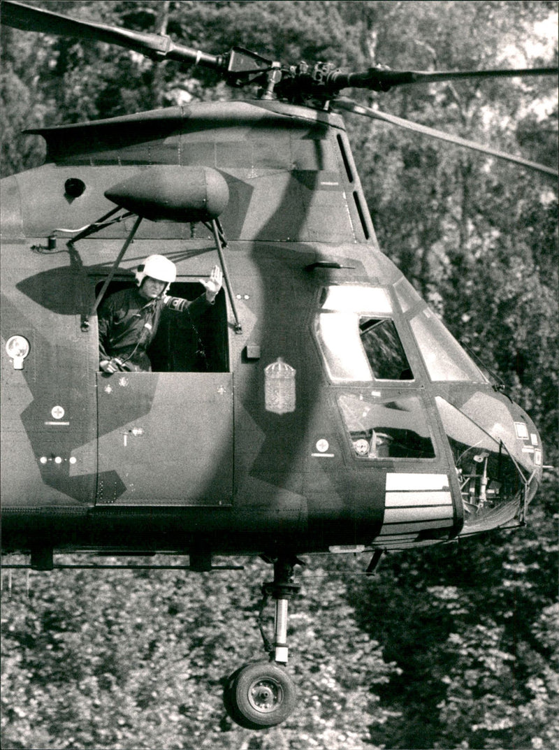 Marine: Helicopter - Vintage Photograph