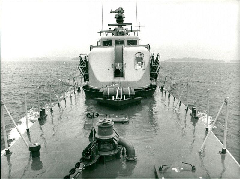 Defense Navy, Patrol boats. - Vintage Photograph
