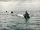 Defense Navy, Patrol boats. - Vintage Photograph