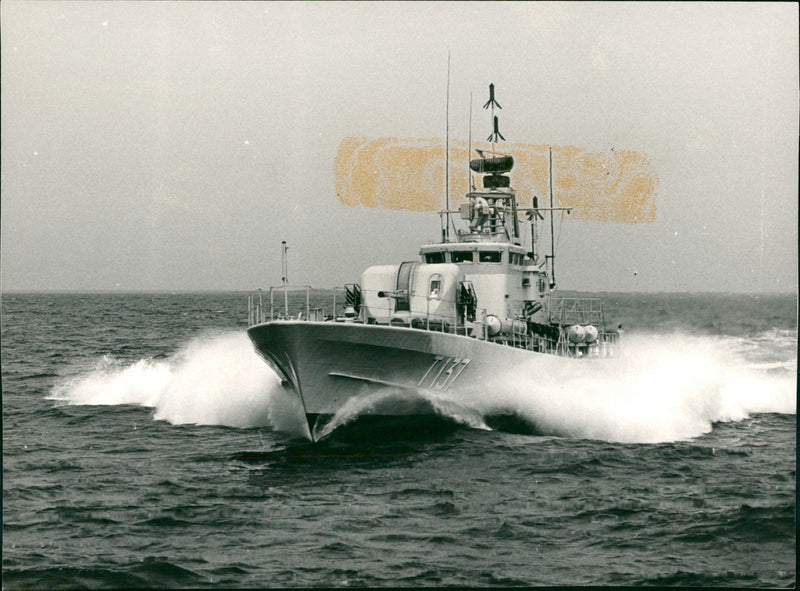 The Navy, torpedo boats. - Vintage Photograph