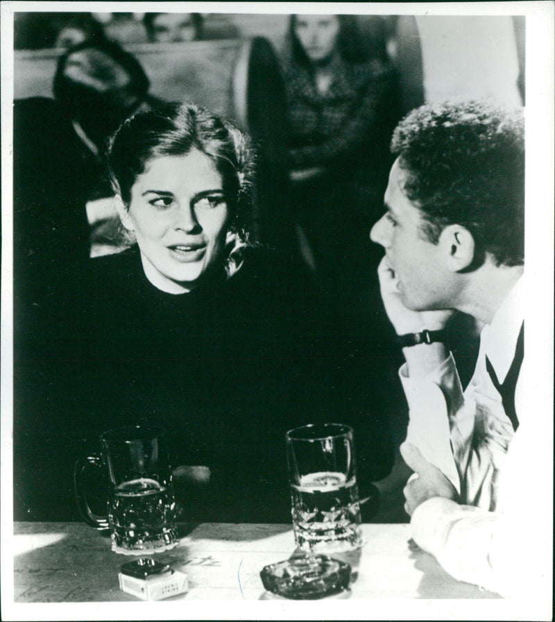 Candice Bergen and Art Garfunkel - Vintage Photograph