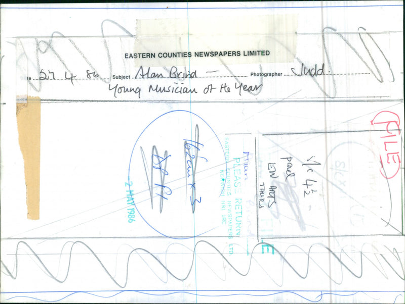 Alan Brind and his Young Musician of the Year award - Vintage Photograph