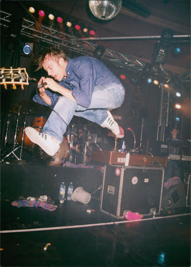 Damon Albarn on stage - Vintage Photograph