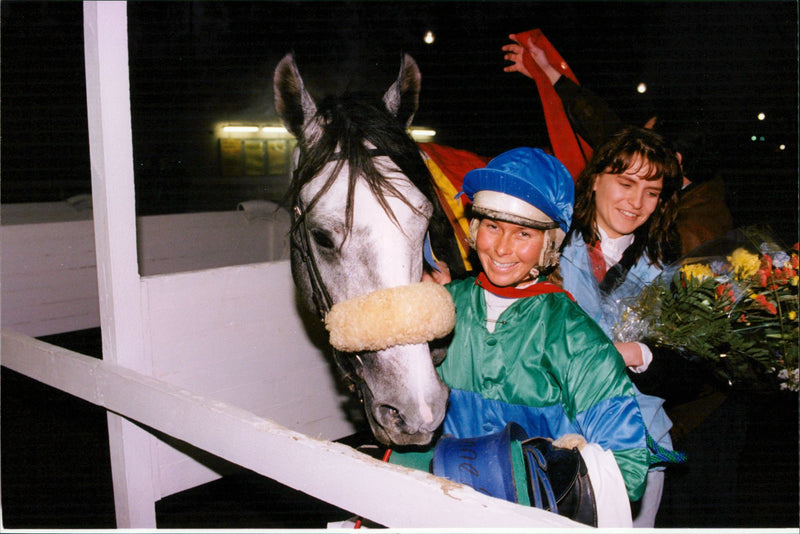 Jockey Susanne Berneklint - Vintage Photograph