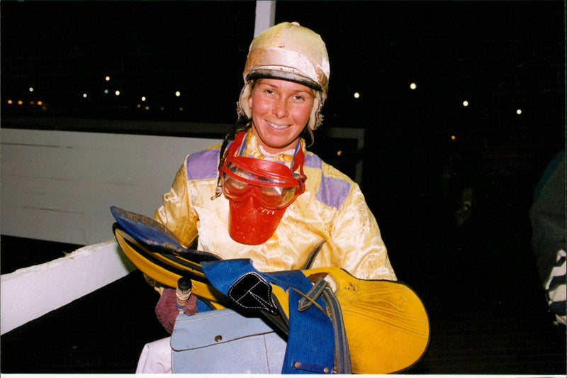 Jockey Susanne Berneklint - Vintage Photograph